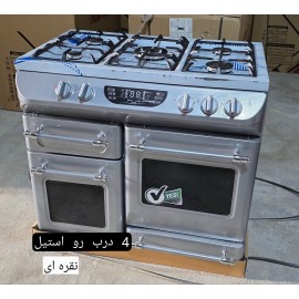 اجاق گاز رو استیل کیان توس مدل دو درب و چهار درب