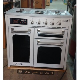 اجاق گاز رو استیل عرض 90 مدل تک و دو و سه و چهار درب ضمانت دار